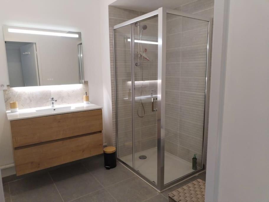 Appartement Neuf Classe, Balcon Et Petite Vue Mer Pleneuf-Val-Andre Eksteriør bilde